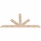 Ekena Millwork Saratoga Smooth Timber Gable Bracket, Douglas Fir, 84"W x 42"H x 1 1/2"D x 5 1/2"F, 12/12 Pitch GBW084X42X0206SAR00SDF - alternate 4